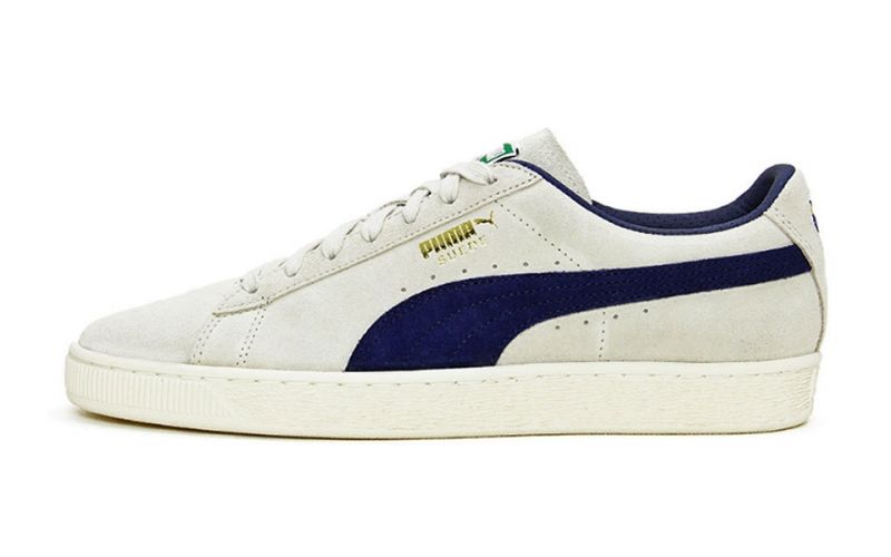 puma beige et bleu