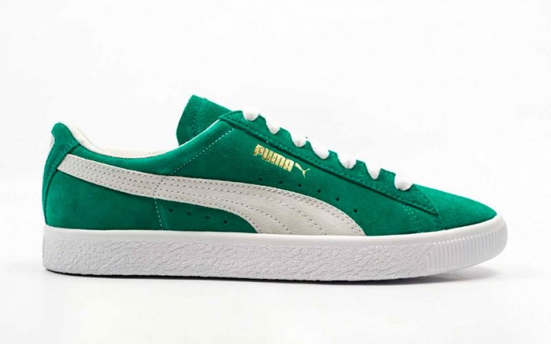 puma suede green