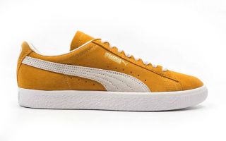 Puma SUEDE 90681 GIALLO BIANCO 365942 03