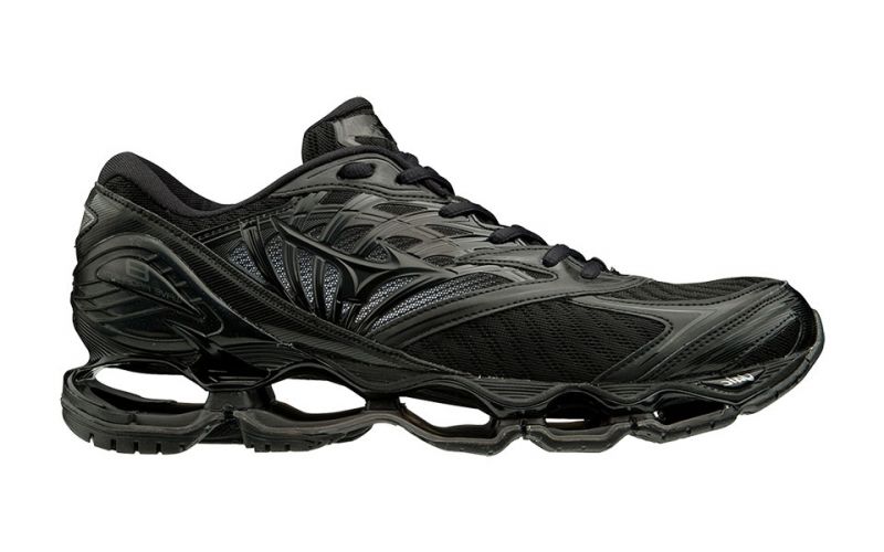 Flipper Sui Inappropriate Mizuno Wave Prophecy 8 black - Cushioning and explosivity