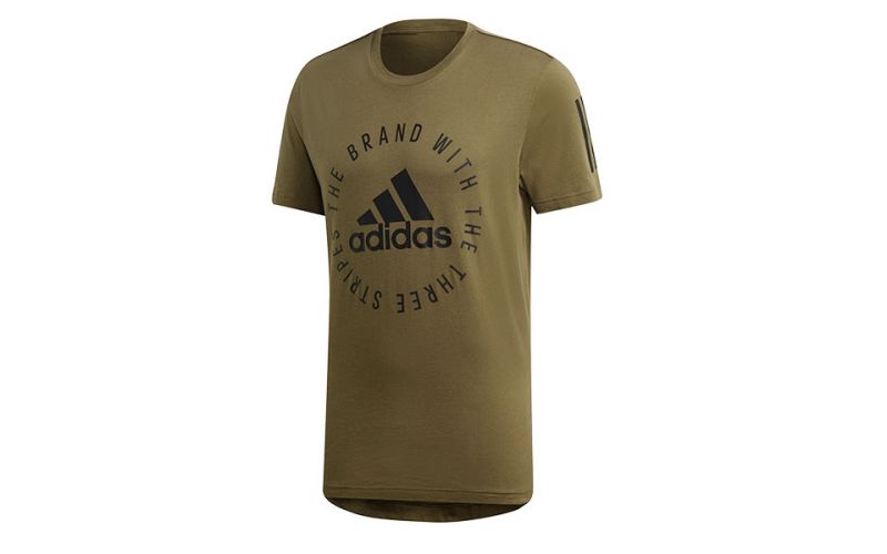 camiseta adidas verde militar