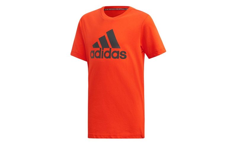 Adidas Camiseta Badge Of Sport Must Haves Naranja Gris Niño - Farbe: Eu 152Größe: HERREN- Erzeugniscode: 4061615211560