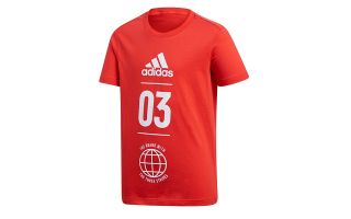 adidas T-SHIRT SPORT ID ROUGE JUNIOR