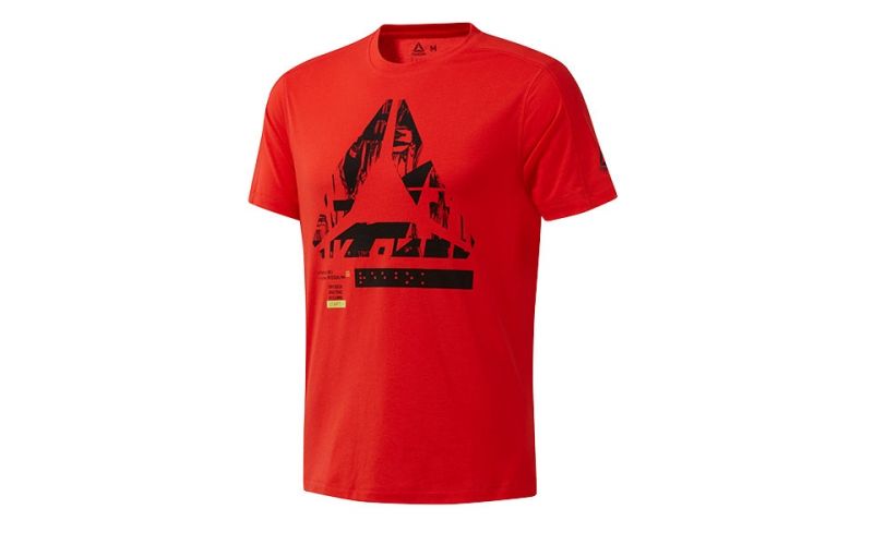 Reebok Camiseta Reebok Speedwick Blend Graphic Move Rojo Du3967 - Farbe: Eu LGröße: HERREN- Erzeugniscode: 4061617135406