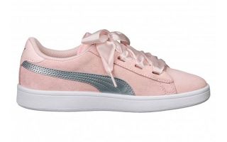 Puma SMASH V2 ROSA GRIS NIA 366003 12
