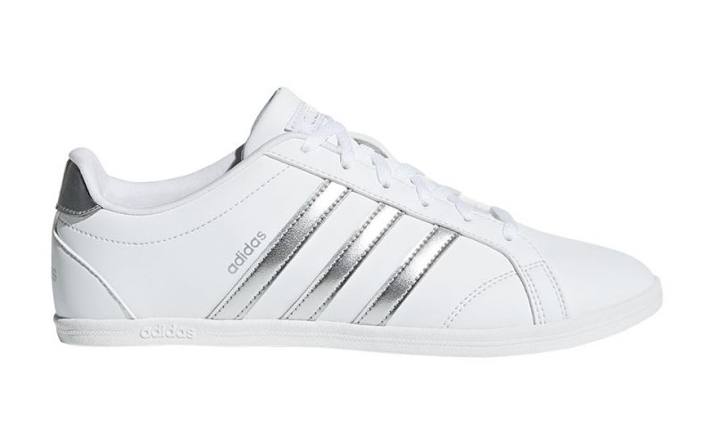Adidas VS Coneo QT white silver - Feminine and