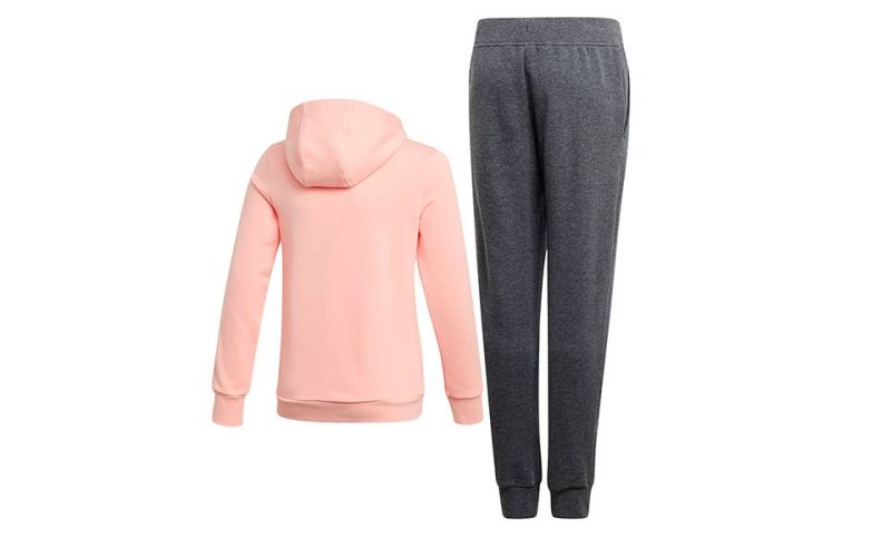 womens grey and pink adidas tracksuit