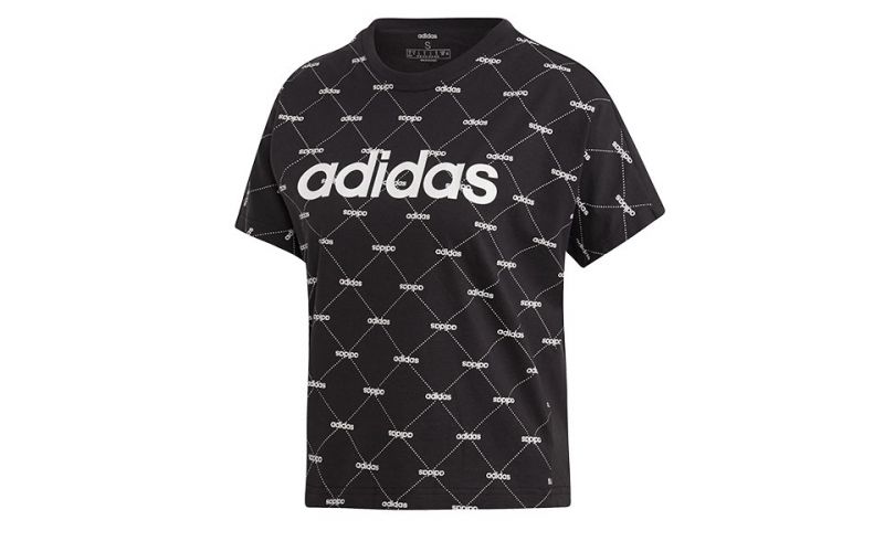 Adidas Camiseta Linear Graphic Negro Mujer - Farbe: Eu MGröße: DAMEN- Erzeugniscode: 4060512643016