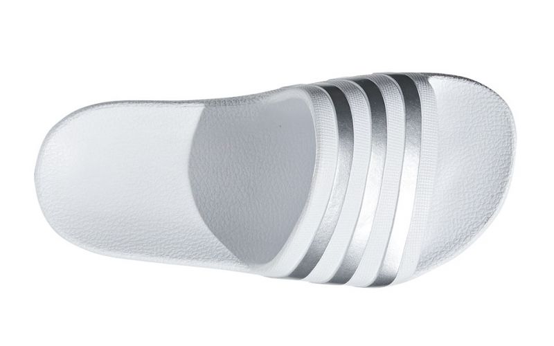 adidas adilette silver