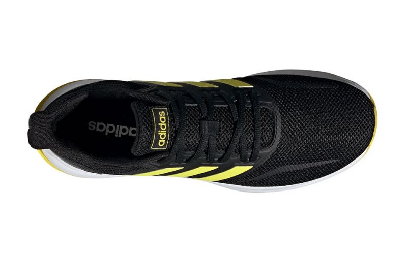 Run Falcon Negro Amarillo - Zapatillas adidas