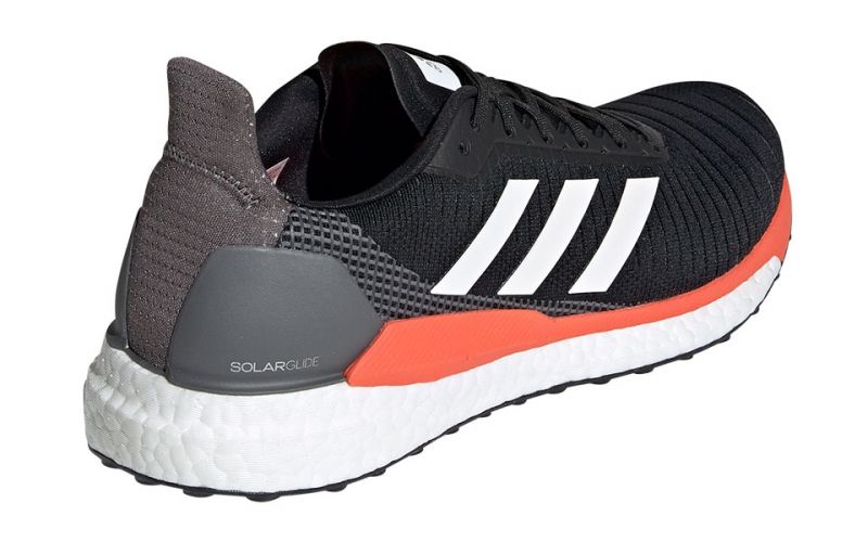 Adidas Solar Glide 19 black grey orange Fresh and comfortable