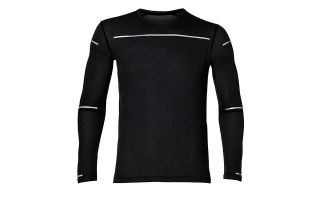 ASICS CAMISETA LITE SHOW LS NEGRO