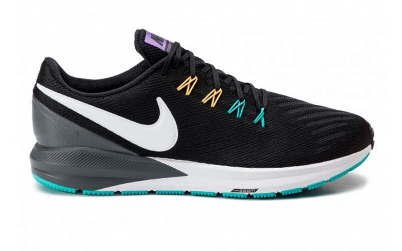 Nike Air Zoom Structure 22 negro blanco - Sin costuras