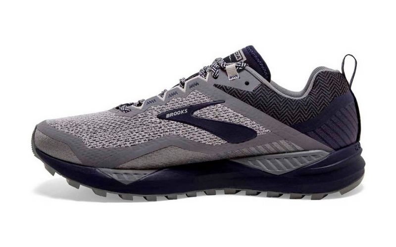 Brooks Cascadia 14 Gris Bleu - Confort et stabilite