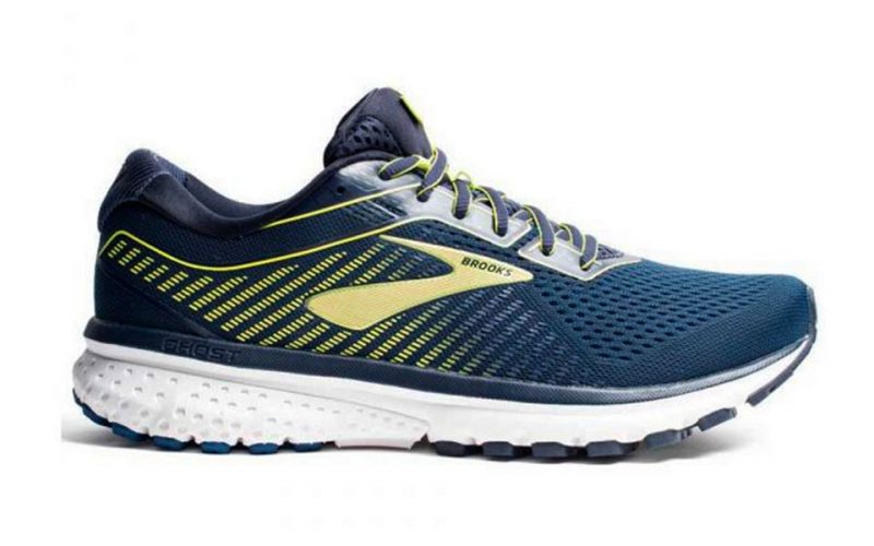 Brooks Ghost 12 Blu Giallo - Scarpe da corsa con pianta standard