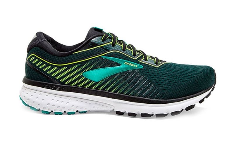 Brooks Ghost 12 Schwarz Limettengrün 1103162E018 - Farbe: Eu 42Größe: HERREN- Erzeugniscode: 190340560507