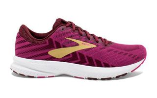 BROOKS LAUNCH 6 FUCSIA DORADO MUJER 1202851B553