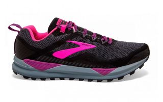 BROOKS CASCADIA 14 NEGRO ROSA MUJER 1203041B063