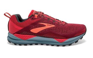 BROOKS CASCADIA 14 ROJO CORAL MUJER 1203041B628