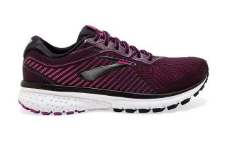 BROOKS GHOST 12 NEGRO ROSA MUJER 1203051B063