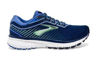 BROOKS GHOST 12 AZUL BLANCO MUJER 1203051B413