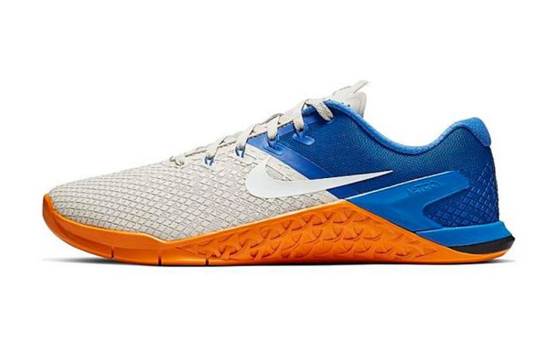 nike metcon blue and orange