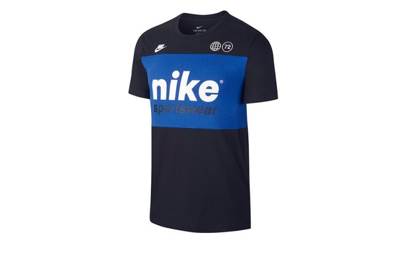 Nike Camiseta Sportswear Sznl Stmt 4 Negro Azul - Farbe: Eu MGröße: HERREN- Erzeugniscode: 192500534700