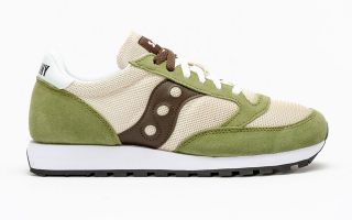SAUCONY JAZZ ORIGINAL VINTAGE VERDE MARRON S70368-85