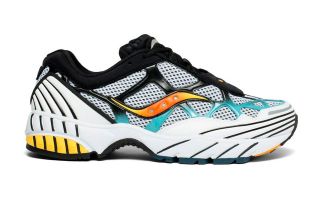 Saucony GRID WEB BLANCO NEGRO AZUL  S70466-1