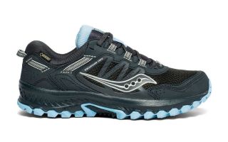 SAUCONY EXCURSION TR13 GTX NEGRO LILA MUJER S10528-1