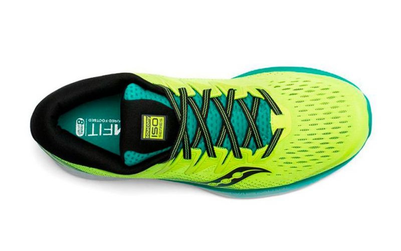 Saucony Ride Iso 2 amarillo azul