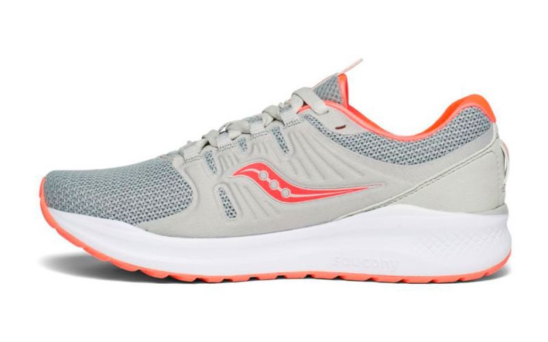 Saucony Versafoam Inferno grigio arancione - Suola in gomma resistente