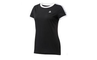 CAMISETA TRAINING ESSENTIALS LINEAR LOGO NEGRO MUJER