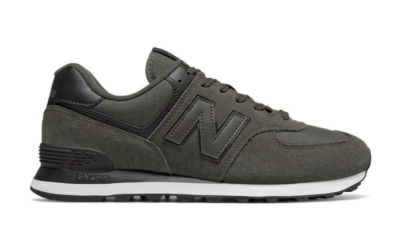 New Balance 574 Verde Negro Ml574Eca - Farbe: Eu 41.5Größe: HERREN- Erzeugniscode: 193362355939