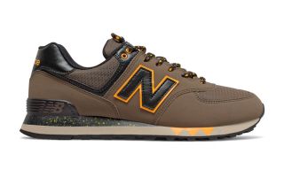 NEW BALANCE ML574 MARRN NEGRO AMARILLO ML574NFM