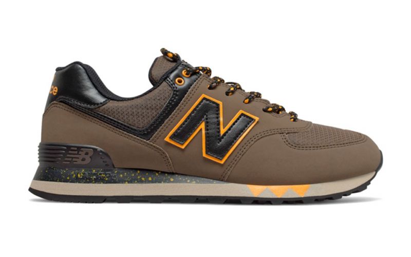 New Balance Ml574 Marrón Negro Amarillo Ml574Nfm - Farbe: Eu 40Größe: HERREN- Erzeugniscode: 193362342403