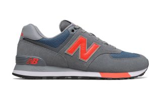 NEW BALANCE ML574 GRIS NARANJA ML574NFO