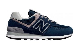 NEW BALANCE CLASSIC WL574 AZUL NAVY PLATA WL574EN