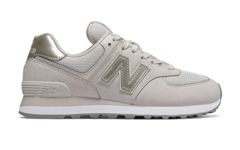 New Balance Wl574 blanco gris mujer