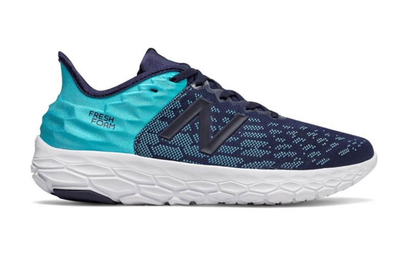 New Balance Fresh Foam Beacon v2 Bleu Blanc Â– Attrayant design