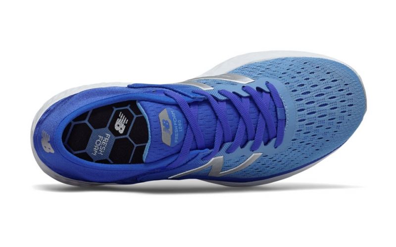New Balance Fresh Foam 1080 Azul blanco mujer - Suaves y amortiguadas