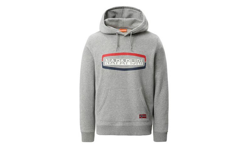 Napapijri Sudadera Bogy Gris Claro - Farbe: Eu LGröße: HERREN- Erzeugniscode: 5400852726083