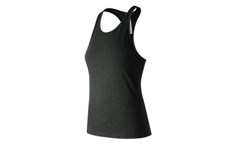 New Balance Camiseta Heather Negro Mujer - Farbe: Eu LGröße: DAMEN- Erzeugniscode: 190737342815