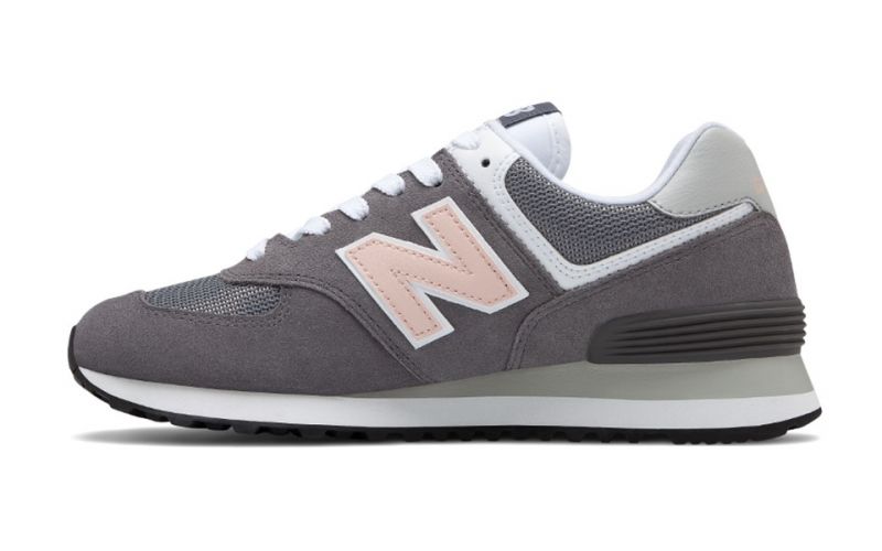 new balance 574 mujer gris y rosa