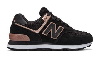 NEW BALANCE 574 NEGRO ROSA MUJER WL574MEA