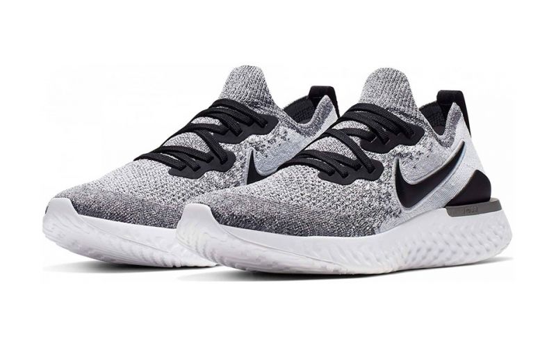 Nike Epic React Flyknit 2 gris mujer - Amortiguación ligera