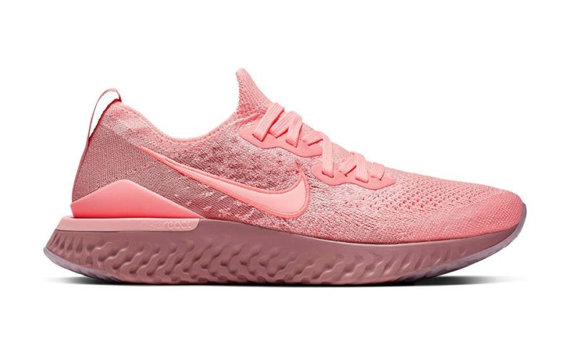 Epic React Flyknit rosa mujer - Ligero cómodo