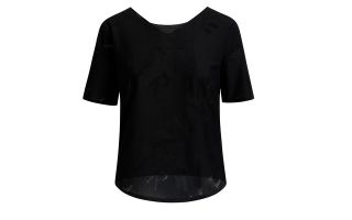 Nike CAMISETA SS AIR NEGRO BLANCO MUJER