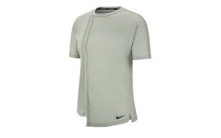 Nike CAMISETA  SS REBEL GRIS MUJER