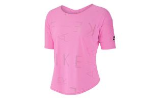 Nike CAMISETA SS AIR ROSA MUJER